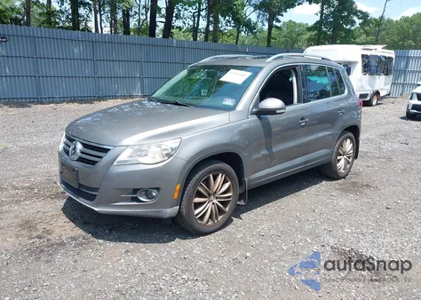 2010 Volkswagen Tiguan Wolfsburg Edition from USA, damaged, VIN WVGBV7AX1AW532415
